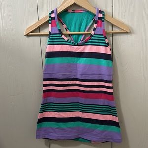 Ivivva Green, Lilac, Plum & Pink Racerback Tank Top